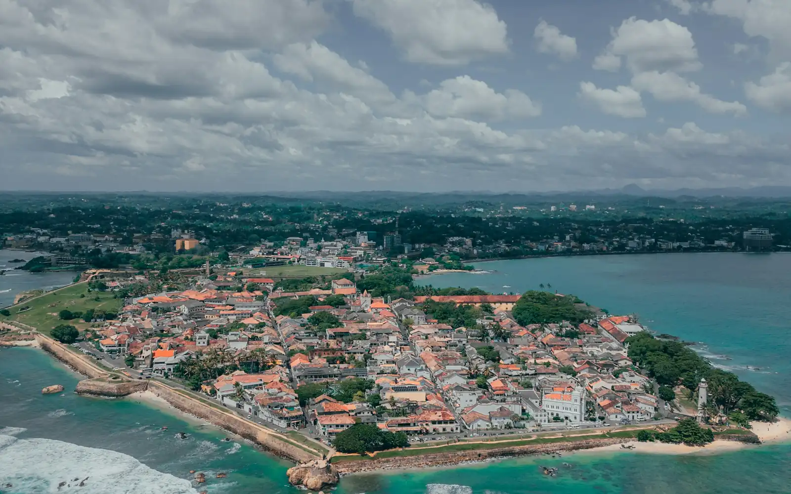 Le fort de Galle vu d’en haut
