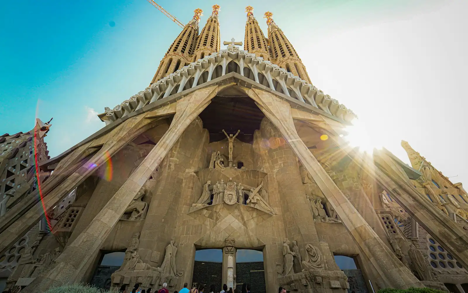 La Sagrada Família sous le soleil de l’après-midi